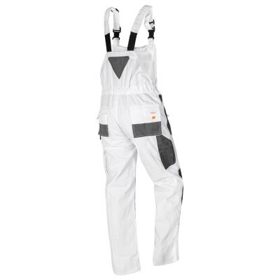 Spodnie robocze na szelkach białe HD rozmiar XL/56 NEO 81-140-XL GTX (81-140-XL)