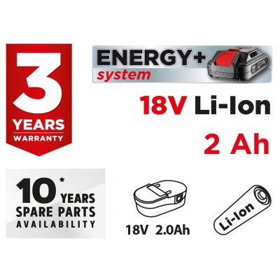 Akumulator Energy+ 18V, Li-Ion 2.0Ah 58G001 GRAPHITE (58G001)