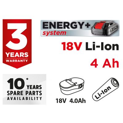 Akumulator Energy+ 18V, Li-Ion 4.0Ah 58G004 GRAPHITE (58G004)