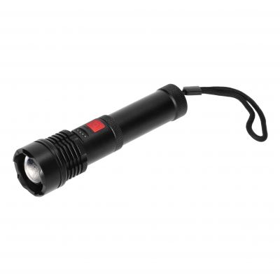 Latarka LED COB 12W z zoomem i akumulatorem 2200 mAh (LT-12)