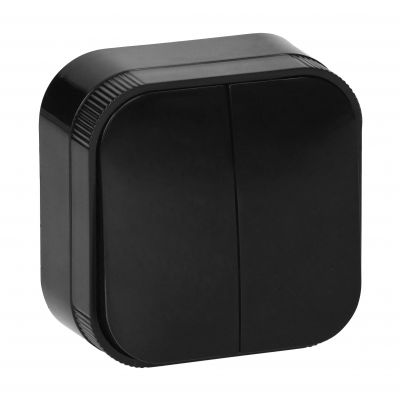 Łącznik świecznikowy natynkowy ToDo IP20, czarny (OR-OE-7201/B)