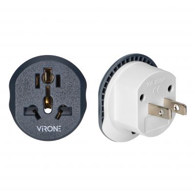 Adapter gniazdka przejściówka EU PL na USA Ameryka TA-8 ORNO (TA-8)