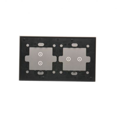 Simon 54 Touch Panel dotykowy S54 Touch 2 moduły 2 pola dotykowe poziome + 2 pola dotykowe pionowe srebrna mgła DSTR223/71 (DSTR223/71)