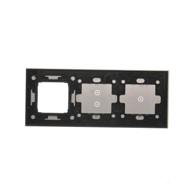 Simon 54 Touch Panel dotykowy S54 Touch 3 moduły 1 pole dotykowe + 2 pola dotykowe pionowe + 1 otwór na osprzęt S54 srebrna mgła DSTR3130/71 (DSTR3130/71)