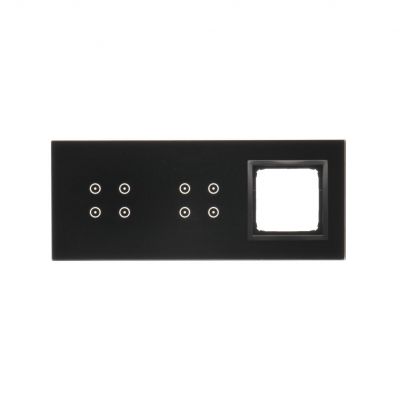 Simon 54 Touch Panel dotykowy S54 Touch 3 moduły 4 pola dotykowe + 4 pola dotykowe + 1 otwór na osprzęt S54 zastygła lawa DSTR3440/73 (DSTR3440/73)