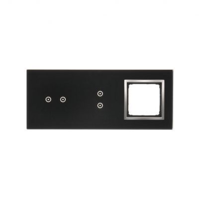Simon 54 Touch Panel dotykowy S54 Touch 3 moduły 2 pola dotykowe poziome + 2 pola dotykowe pionowe + 1 otwór na osprzęt S54 księżycowa lawa DSTR3230/74 (DSTR3230/74)