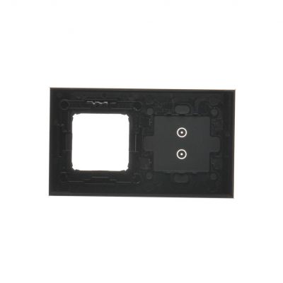 Simon 54 Touch Panel dotykowy S54 Touch 2 moduły 2 pola dotykowe pionowe + 1 otwór na osprzęt S54 zastygła lawa DSTR230/73 (DSTR230/73)