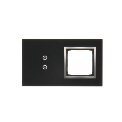 Simon 54 Touch Panel dotykowy S54 Touch 2 moduły 2 pola dotykowe pionowe + 1 otwór na osprzęt S54 księżycowa lawa DSTR230/74 (DSTR230/74)