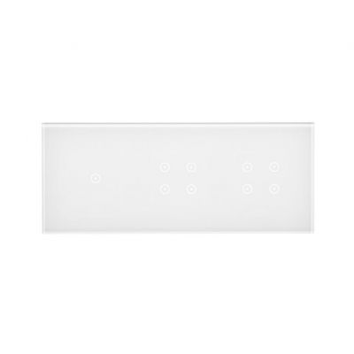 Simon 54 Touch Panel dotykowy S54 Touch 3 moduły 1 pole dotykowe + 4 pole dotykowe +  4 pole dotykowe biała perła DSTR3144/70 KONTAKT (DSTR3144/70)