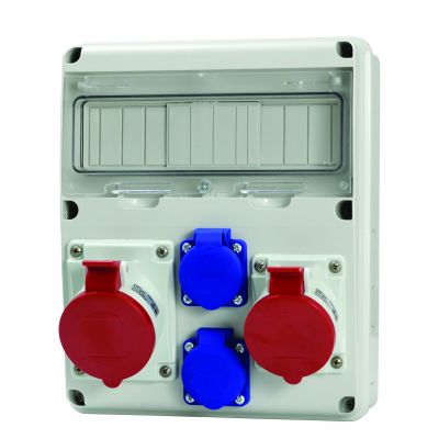 Rozdzielnica budowlana 32A 16A IP54 2x230V ENERBOX 633.3122 SCAME  (633.3122)