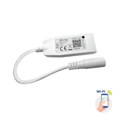 Kontroler do pasków LED RGBW+CCT+ ściemnianie 12/24V DC 24W/48W z konektorem Wi-Fi Spectrum SMART WOJ+05641  (WOJ+05641)