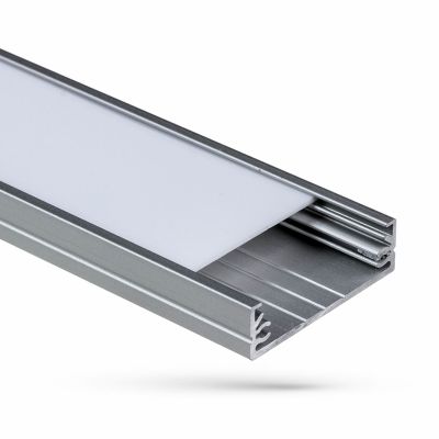 Profil Aluminiowy WOJWIDE z osłoną transparentna 1mb Klosz G (WOJ+01711)