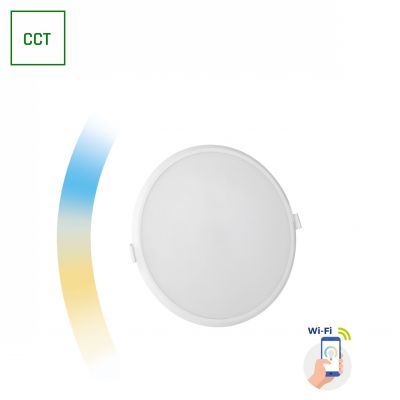 Oprawa lampa podtynkowa ALGINE 22W CCT+ ściemnianie Wi-Fi SLI038017CCT Spectrum SMART (SLI038017CCT)