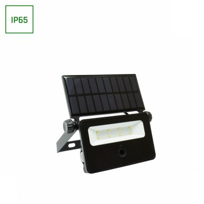 NOCTIS SOLARIS MINI Naświetlacz Solarny LED 2W barwa zimna 110st IP65 175x145x30mm czarna (SLI050001)