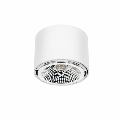 Oprawa natynkowa CHLOE AR111 GU10 250V IP20 120x85mm biały okrągła nieruchoma  SLIP005010 Spectrum Led (SLIP005010)