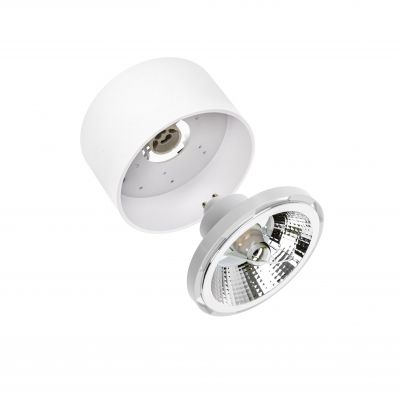 Oprawa natynkowa CHLOE AR111 GU10 250V IP20 120x85mm biały okrągła nieruchoma  SLIP005010 Spectrum Led (SLIP005010)