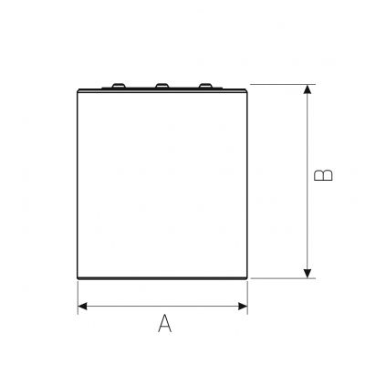 CEL ZOSMA 2 SQUARE 830 19.5W 230V 40st White CEL32PRO2083040W  WOJP03783 Spectrum Led (WOJP03783)