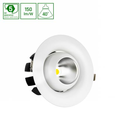 CEL MIRYDA ROUND 840 19,5W 230V 40st White CEL45PRO2084040W  WOJP02895 Spectrum Led (WOJP02895)