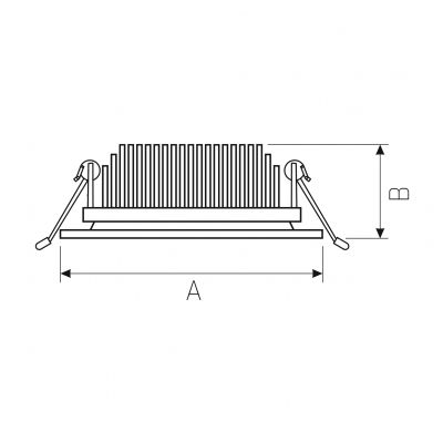 CEL SARGASA 830 19,5W 230V 60st White CEL23PRO2083060W WOJP00735 Spectrum Led (WOJP00735)