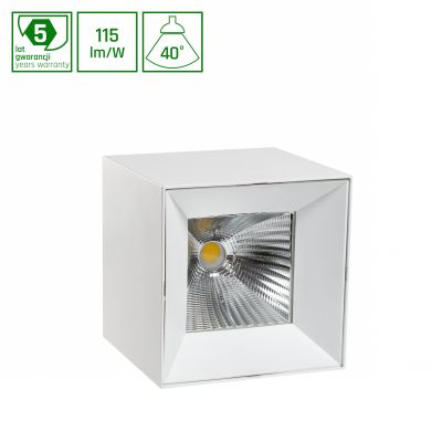 CEL ZOSMA 4 SQUARE 930 27W 230V 40st White CEL34PRO2093040W  WOJP00804 Spectrum Led (WOJP00804)