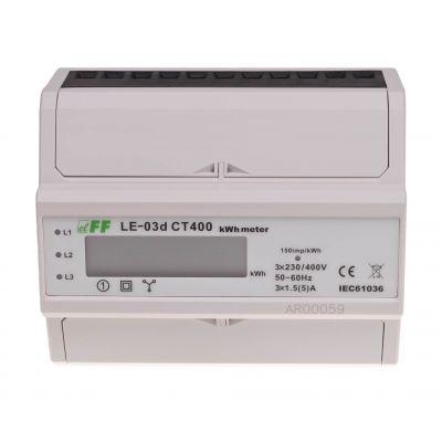 Licznik energii elektrycznej LE-03D-CT400 LE03D-CT400 F&F (LE-03D-CT400)