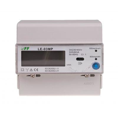 F&F Licznik energii elektrycznej MODBUS RS-485 -trójfazowy LE-03MP LE-03MP (LE-03MP)