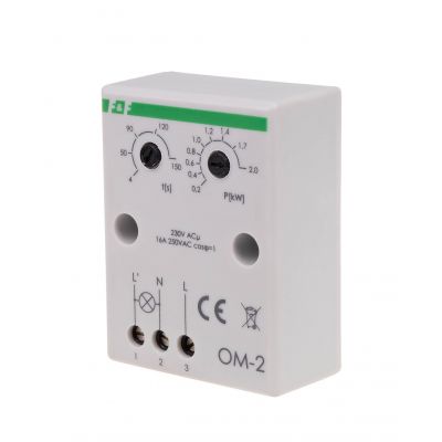 F&F ogranicznik mocy - regulowany czas powrotu montaż natablicowy OM-2 (OM-2)