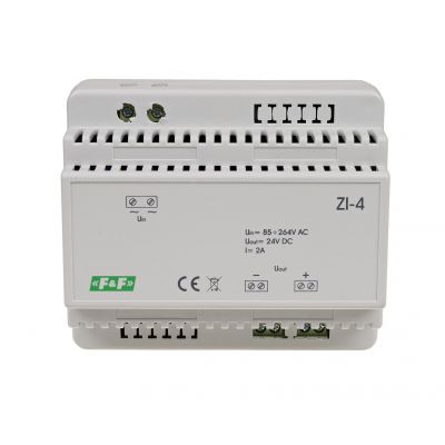 Zasilacz impulsowy 24V DC 2A ZI-4 F&F (ZI-4)