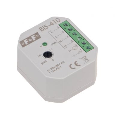 F&F Przekaźnik bistabilny podtynkowy z wyłącznikiem czasowym do podświetlanych przycisków BIS-410 (BIS-410)
