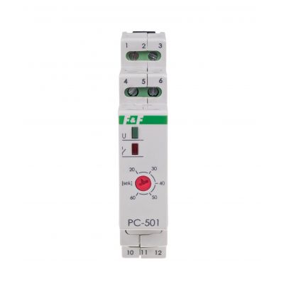 F&F Przekaźnik czasowy 230V AC 16A styki: 1NO/NC PC-501 (PC-501)