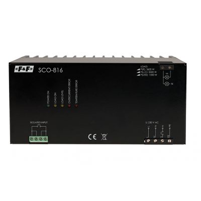 Ściemniacz do odbiorników dużej mocy 3500W zasilanie 230V AC 8-230V AC/DC SCO-816 F&F (SCO-816)