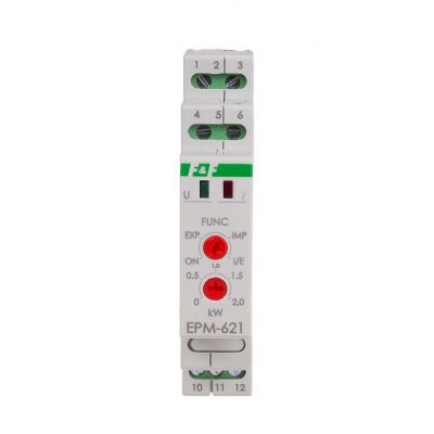 F&F elektroniczny przekaźnik mocy pobranej i oddanej do sieci moc mierzona 0-2kW EPM-621 (EPM-621)