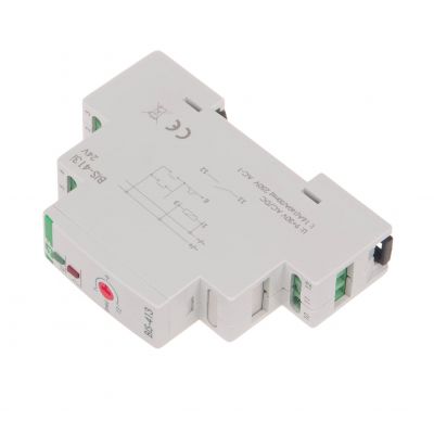 Przekaźnik bistabilny z wyłącznikiem czasowym 9-30 V AC/DC na szynę DIN z przekaźnikiem inrush 160A/20ms BIS-413-LED-24V F&F (BIS-413-LED-24V)