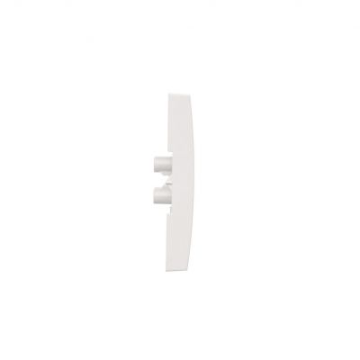 DKW5/AB11 Klawisze do łącznika świecznikowego, przycisku podwójnego; antybakteryjny biały (WMDL-K5x2xx-011AB)