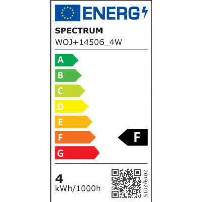 Żarówka LED świecowa E14 230V 4W NW Neutralna WOJ+14506_4W Spectrum (WOJ+14506_4W)