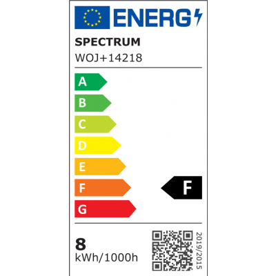Żarówka LED KULKA E27 230V 8W 620lm 3000K ciepła biel  WOJ+14218 Spectrum Led (WOJ+14218)