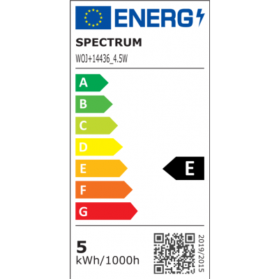 Żarówka LED G9 230V 4.5W WW b. ciepła SMD 5 lat gw. Spectrum LED (WOJ+14436_4.5W)