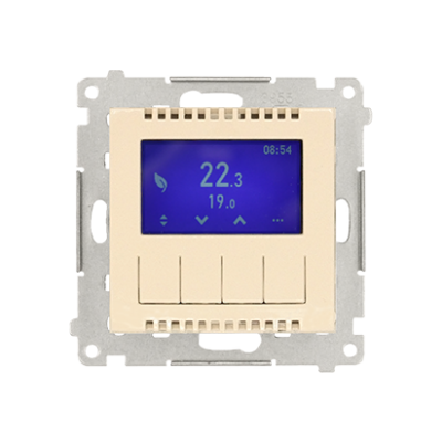 Simon 54 WMDR-17xxx1-041 Termostat programowalny z wyświetlaczem z wew/zewn czujnikiem temperatury, DETD1A.01/41 KONTAKT (DETD1A.01/41)