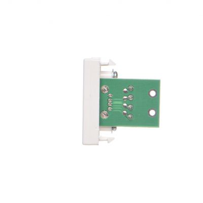 Simon Connect Płytka K45/2 złącza USB typ A żeńskie 225x45mm + gniazdo zaciski śrubowe czysta biel K128B/9 KONTAKT (K128B/9)