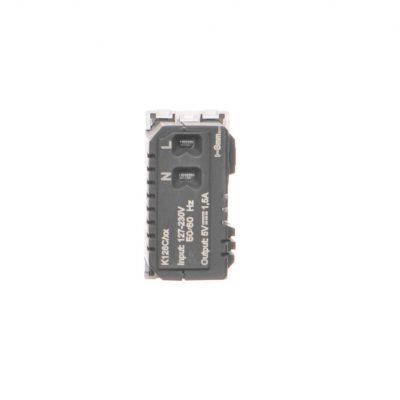 Simon Connect USB ładowarka K45 (45x225) gniazdo typ A 5V/15A czysta biel K126C/9 KONTAKT (K126C/9)