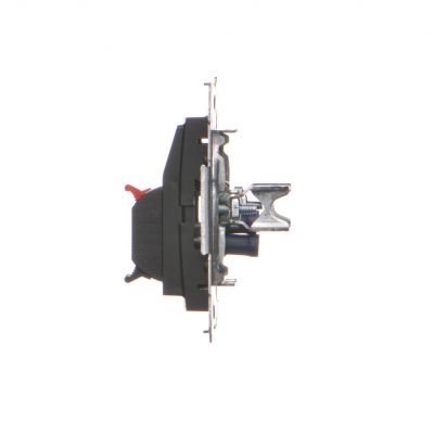 Simon 54 Gniazdo głośnikowe 2-krotne z polem opisowym . Przekrój przewodów dla wejścia i wyjścia 25 mm2 czarny DGL32.01/49 (DGL32.01/49)