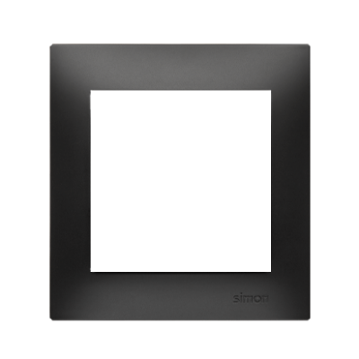 Simon 54 Premium Ramka 1-krotna PREMIUM IP20 / IP44 czarny DR1/49 KONTAKT (DR1/49)
