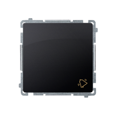 Simon Basic Przycisk dzwonek 10A 250V szybkozłączka grafit matowy BMD1.01/28 KONTAKT (BMD1.01/28)