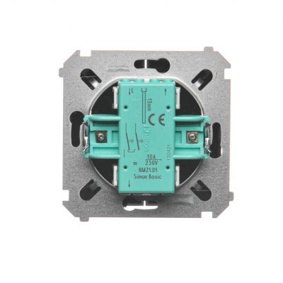 Simon Basic Przycisk roletowy 10A 250V zaciski śrubowe grafit matowy BMZ1.01/28 KONTAKT (BMZ1.01/28)