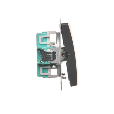 Simon Basic Przycisk roletowy 10A 250V zaciski śrubowe grafit matowy BMZ1.01/28 KONTAKT (BMZ1.01/28)