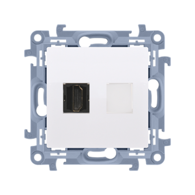SIMON 10 WC-GHDMIxx-01-11xx Gniazdo HDMI ver.1.4 (moduł); biały CGHDMI.01/11 KONTAKT (CGHDMI.01/11)