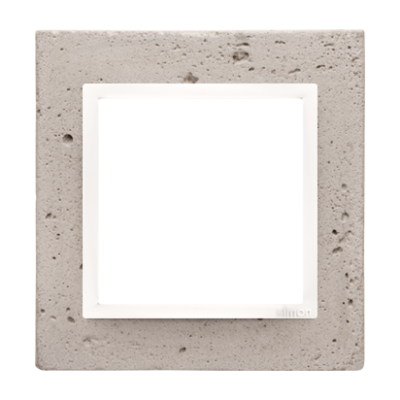 Simon 54 Nature Ramka 1-krotna Nature-Beton AL BETONE IP20/IP44* (*IP44-należy zastosować uszczelkę ramki DUN1) DRN1/91 KONTAKT (DRN1/91)