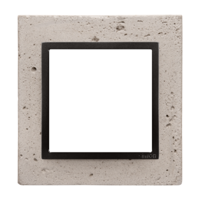 Simon 54 Nature Ramka 1-krotna Nature-Beton FUNDA MENTE IP20/IP44* (*IP44-należy zastosować uszczelkę ramki DUN1) DRN1/93 KONTAKT (DRN1/93)