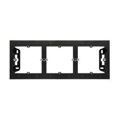 Simon 54 Premium Puszka natynkowa 3-krotna do ramek PREMIUM. Głębokość 35 mm czarny DPN3/49 KONTAKT (DPN3/49)
