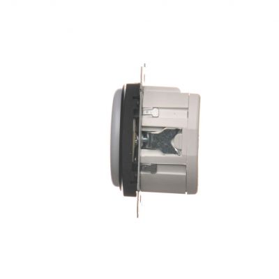 Simon 54 Sygnalizator świetlny LED – światło białe 230V czarny DSS1.01/49 KONTAKT (DSS1.01/49)